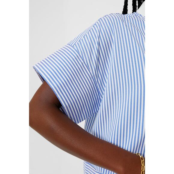 Tuckernuck Blue Stripe Sofia Shirt NWT size Small - Picture 4 of 10